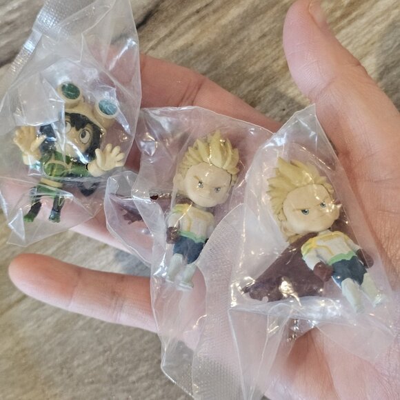 My Hero Academia Keychains Charms SD Figure Mirio Togata Tsuyu Asui 1.75" 3 Pcs - Picture 4 of 10